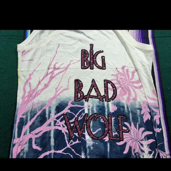 NWT Crystal Rock By Christan Audiguer Red Riding Hood Tank Top. M - Picture 6 of 8